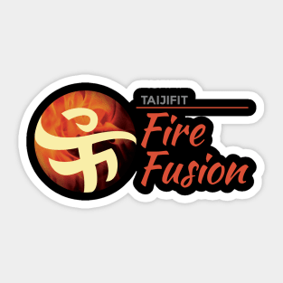 Taijifit Fire Fusion Sticker